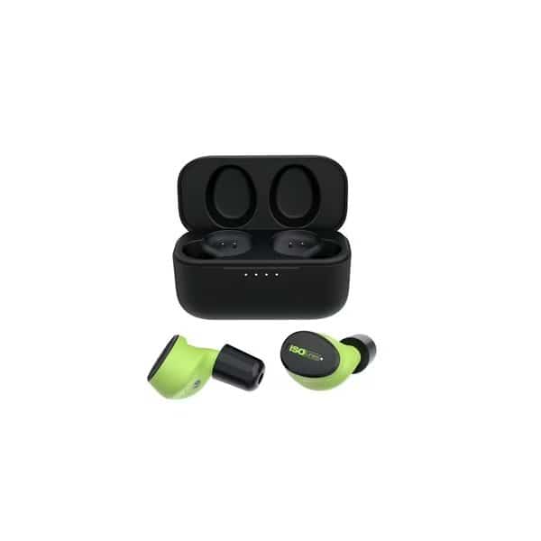 Free Aware Wireless Earbuds, Safety Green, ISOTUNES, Mfr# IT-15