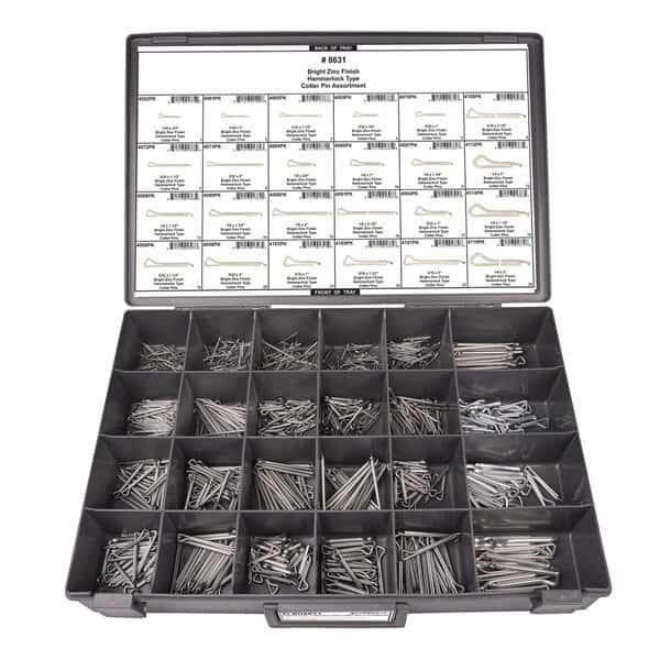 Cotter Pin Assortment, 825 PCS