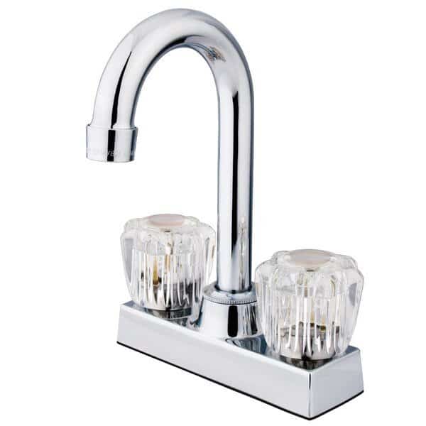 KB461 4" Center Bar Faucet, Manual, 4" Mount, 2 Hole