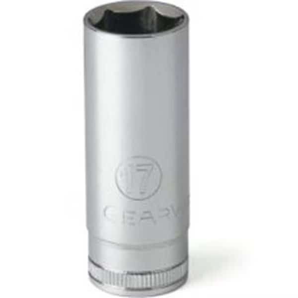 1/4" Drive, 6mm Metric Socket, 6 Points, Deep 6mm, 1/4"Dr, 6Pt