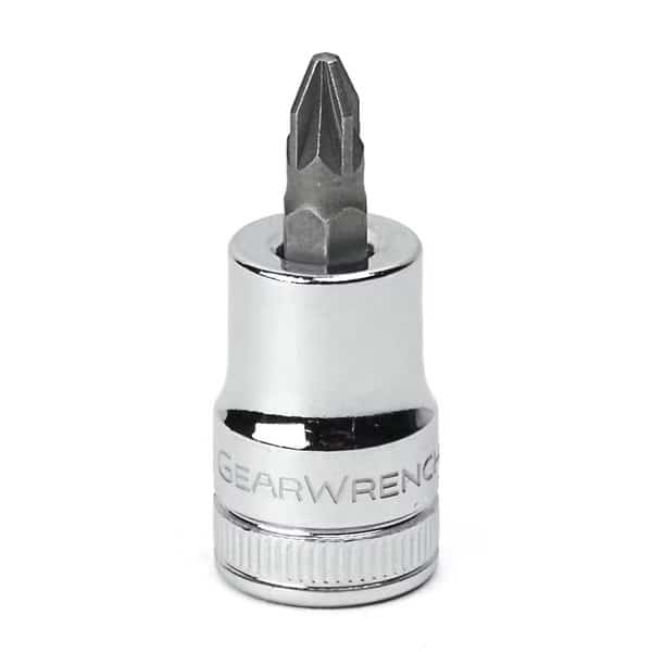 Slttd/Phlps/Bit Sockets, 3/8"Dr