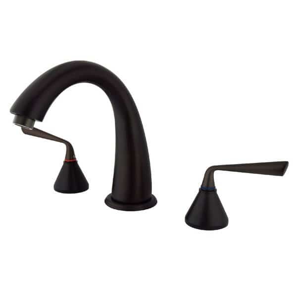 Roman Tub Faucet, Oil Rubbed Bronze, Deck Mount