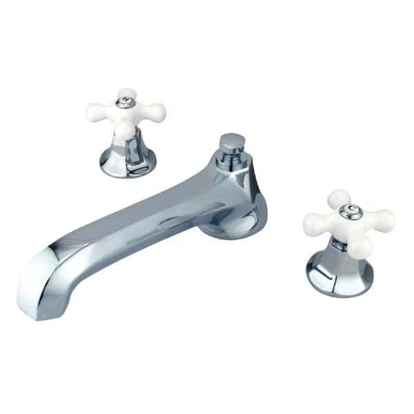 KS4301PX Roman Tub Filler Porcelain Cros, Mfr#: KS4301PX, KINGSTON BRASS