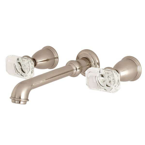 Roman Tub Faucet, Brushed Nickel, Wall Mount