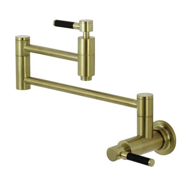 KS8107DKL Wall Mount Pot Filler Kitchen Faucet