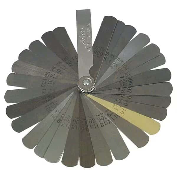Feeler Gauge, Deluxe Blade, .0015-.035"