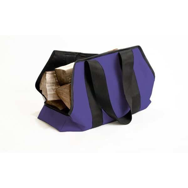 Polyester Duck Log Carrier, Medium, Purple