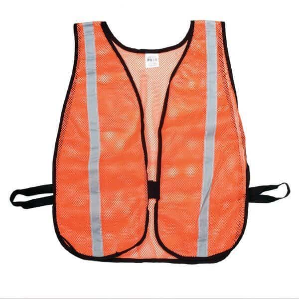 High Visibility Vinyl Coated Nylon, PK3, 10 Inch Height, 10 inch Width