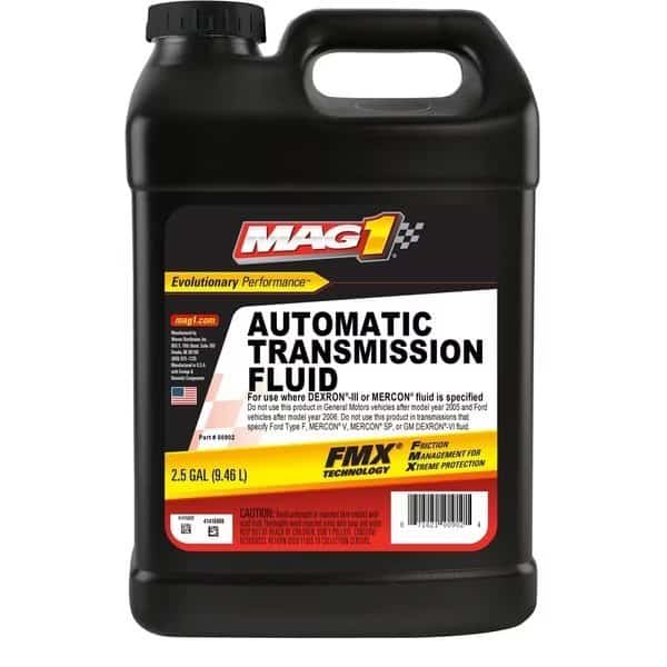Transmission Fluid,Bottle,Red,2.5 gal., Mfr#: MG06DX22, MAG 1