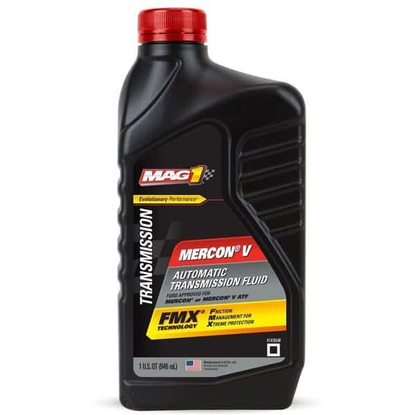 Transmission Fluid, Bottle, Red, 32 oz.
