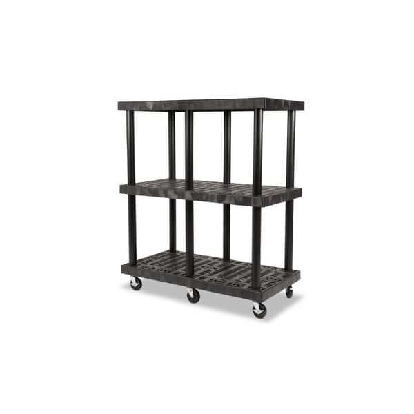 Dura-Shelf,Mobile,48"x24",3-Shelf System, Mfr#: MDS4824X3, SPC INDUSTRIAL