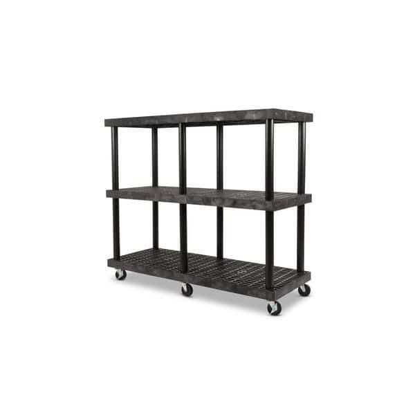 Dura-Shelf,Mobile,66"x24",3-Shelf System, Mfr#: MDS6624X3, SPC INDUSTRIAL