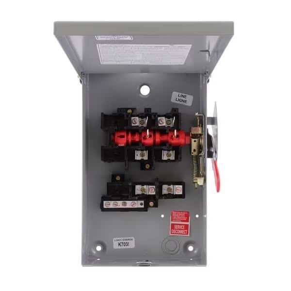 GD Disc, 2P Fusible Typ3R 240V, 60A