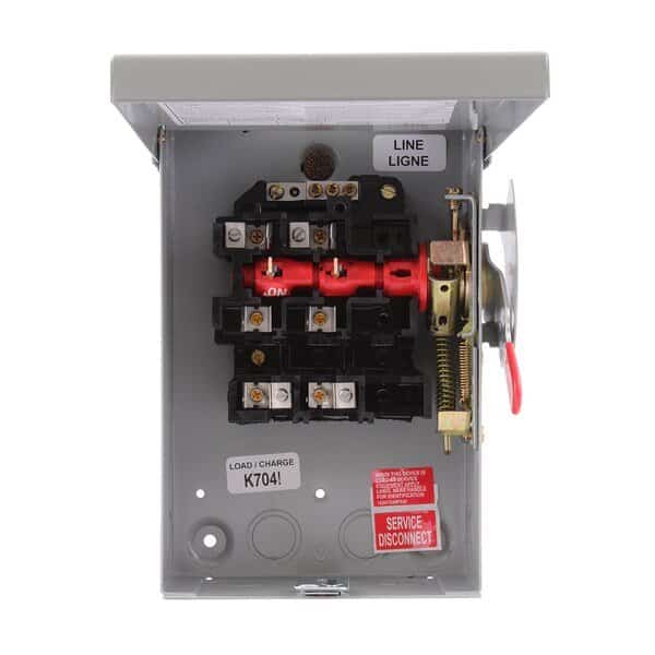 GD Disc, 2P Fusible Typ3R 240V, 30A, MIDWEST ELECTRIC, Mfr# MGF221NR