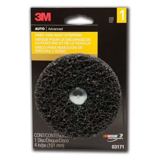 Rust/Paint Auto-Pak Automotive Stripper, 4" Diameter