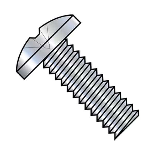 1/4"-20 x 1/2 in Phillips Binding Machine Screw, Zinc Plated Steel, 4000 PK, EnjoyTool select, Mfr# 1408MPB