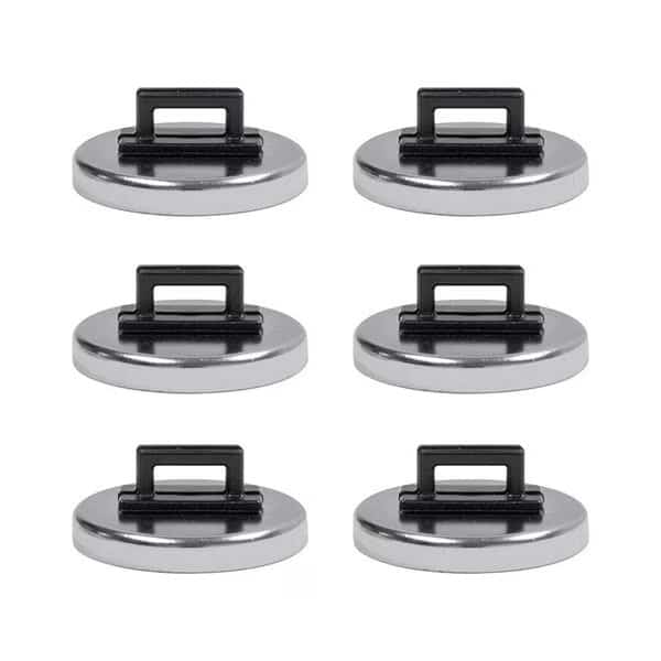 Cup Magnet w/Black Zip Tie Holder, PK6