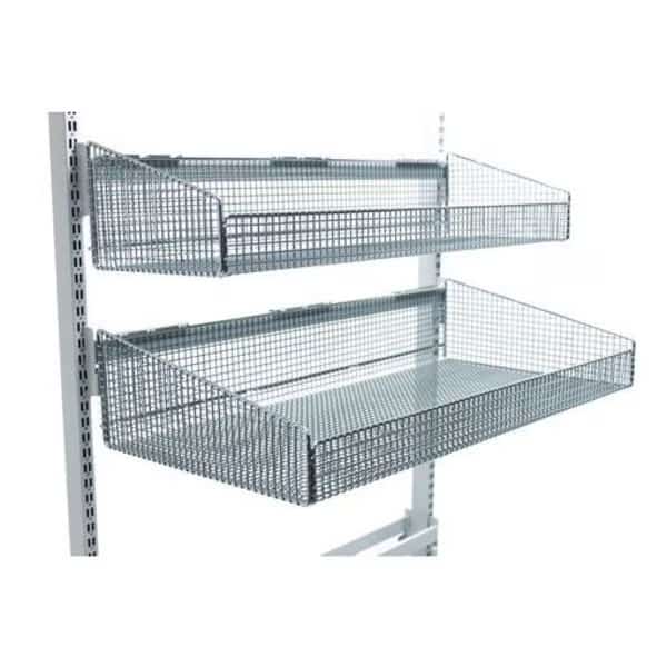 Mesh Basket, Chrome Plus, 12x48