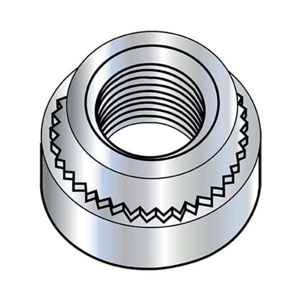 Self Clinching Lock Nut, 5/16"-18, Steel, Zinc Plated, 4000 PK, EnjoyTool select, Mfr# 31-1NCL