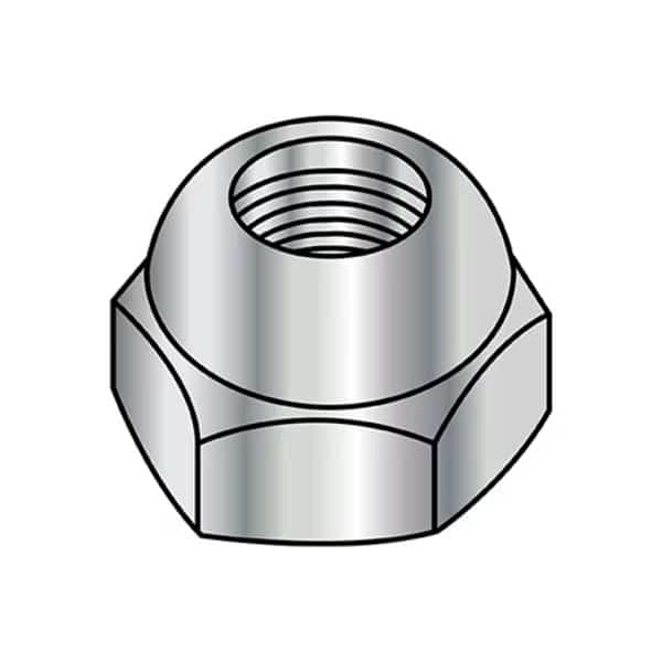 Low Crown Cap Nut, 5/16"-18, Steel, Nickel Plated, 3/8 in H, 1000 PK, EnjoyTool select, Mfr# 3109NCO