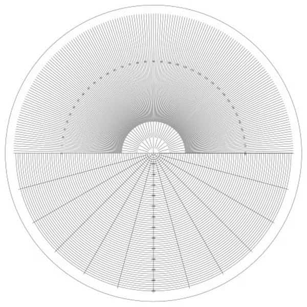 Optical Comparator Combination Radius/An