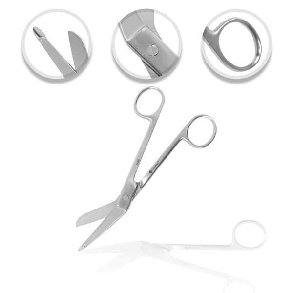 O.R. Grade Lister Bandage Scissors, 5.5, CYNAMED, Mfr# CYZR-0463