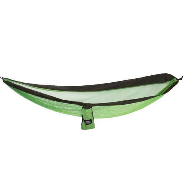 Double Travel Hammock, Mesh Green/Gray, CASTAWAY, Mfr# PA-8060