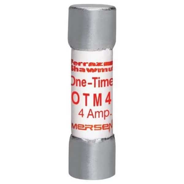 Midget Fuse, OTM Series, Fast-Acting, 4A, 250V AC, 10kA