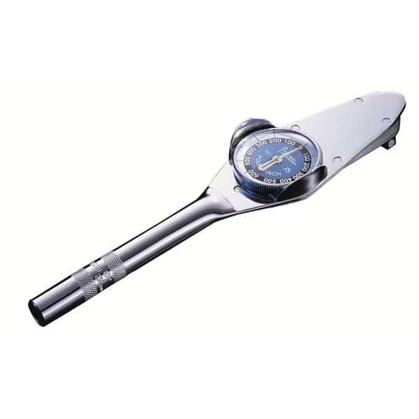 Dial-Type Torque Wrench W/ Memory Pointer 600 Lb In., 3/8" Drive