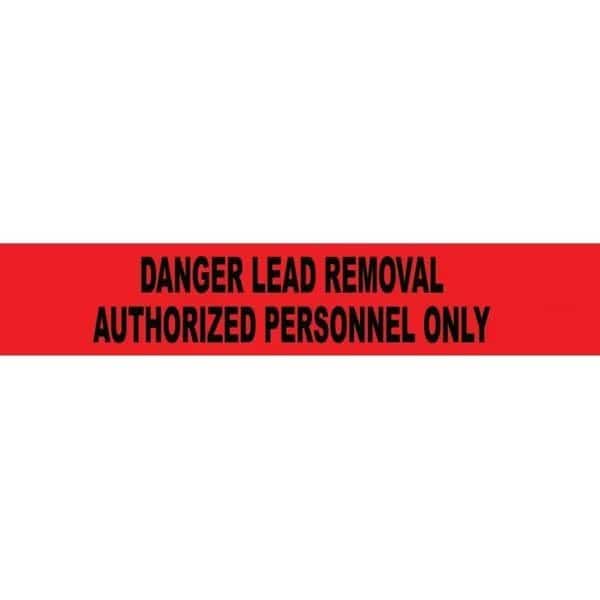 Danger Lead Removal Authorized Personnel, NMC, Mfr# PT53