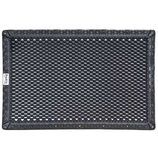 Antifatigue Mat, 27 in L x 18 in W, 1 in Thickness, Black