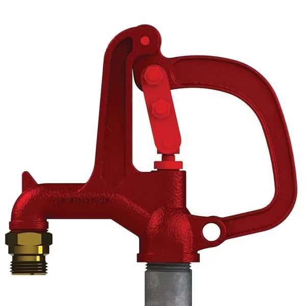 Yard Hydrant, 3/4"x3/4" NPTxMPT 1" P
