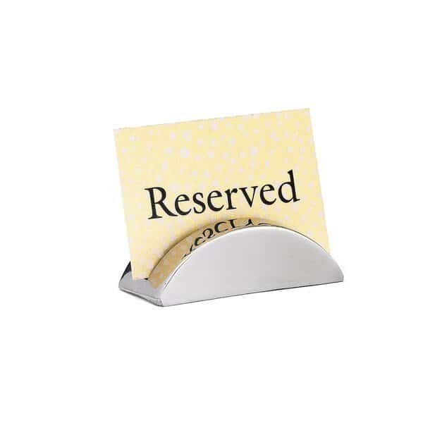 Card Holder, Stainless Steel, 2"X1"
