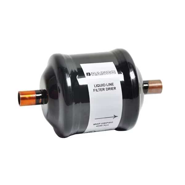 Filter Drier, Mono Flow, 5 cu in, ODF, 3/8" fitting, 4.63"Lx2.50"W