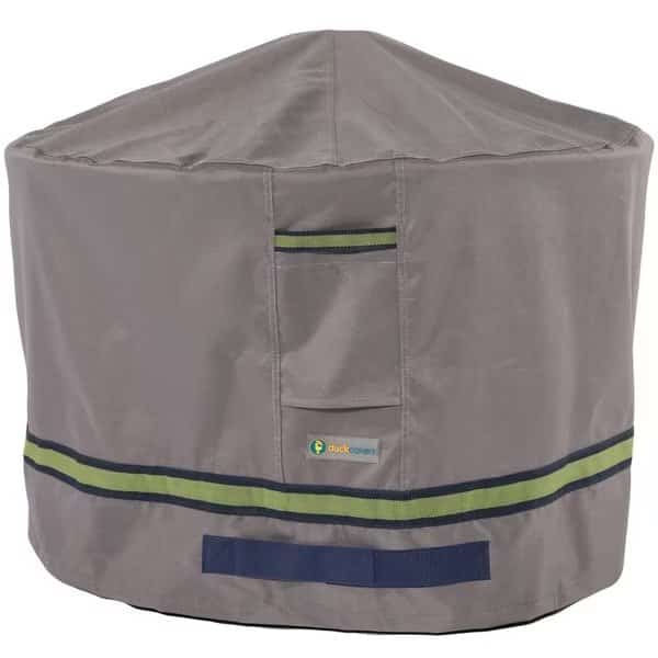 Grey RainProof Patio Round Fire Pit Cove, Mfr#: RFPR5024, DUCK COVERS