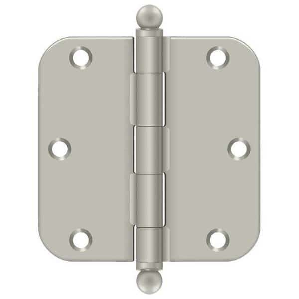 Satin Nickel Door and Butt Hinge