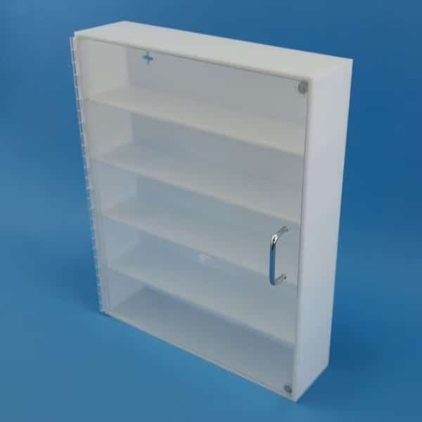 Safety Glass Cabinet with door, 1/4