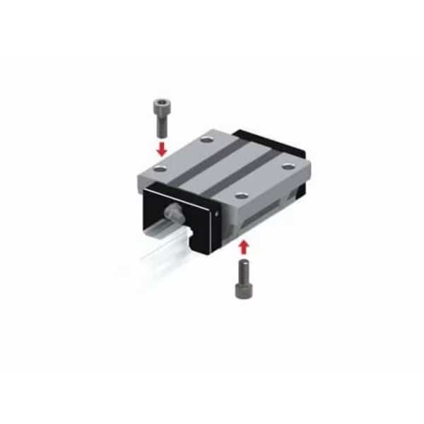 Linear Guide Carriage, 122 mm L, 100 mm W
