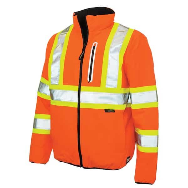 Reversible Safety Jacket, SJ271-FLOR-S, Tough Duck, Mfr#: SJ271