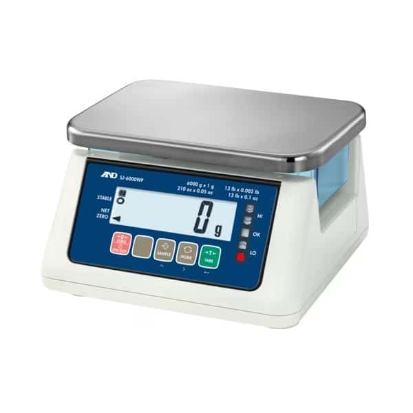 Washdown Bench Scale,33X0.002lb, Mfr#: SJ-15KWP, A&D WEIGHING
