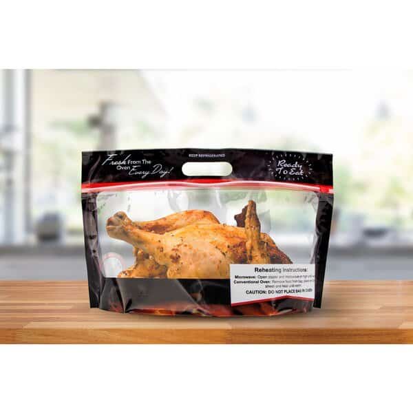 Laminated Hot Food Pouch, 2.75 mi, PK250