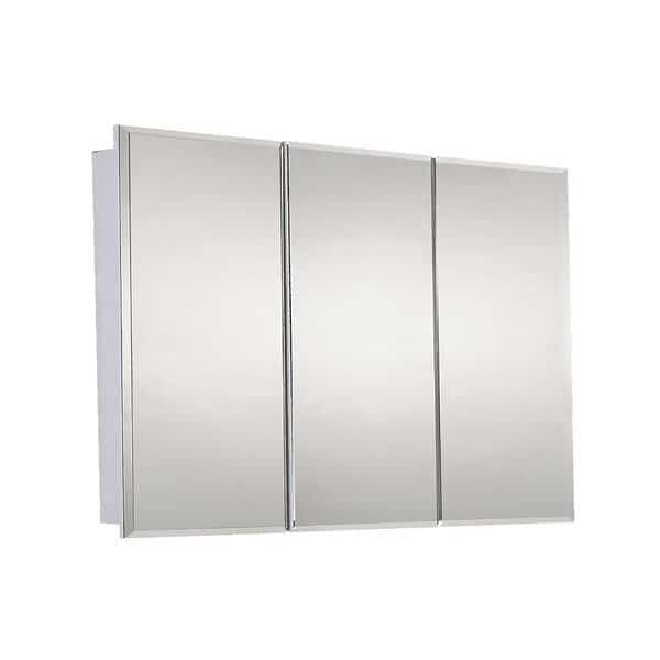 48" x 36" Surface Mounted Beveled Edge Tri-View Medicine Cabinet, Ketcham, Mfr#: SM-4836BV