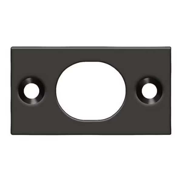 Strike Plate For 6" Flush Bolt Oil Rubbed Bronze, DELTANA, Mfr# SP6FBU10B