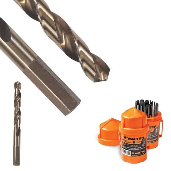Jobber Drill,Hss Sst,118deg,9/64", Mfr#: 01A009, WALTER SURFACE TECHNOLOGIES