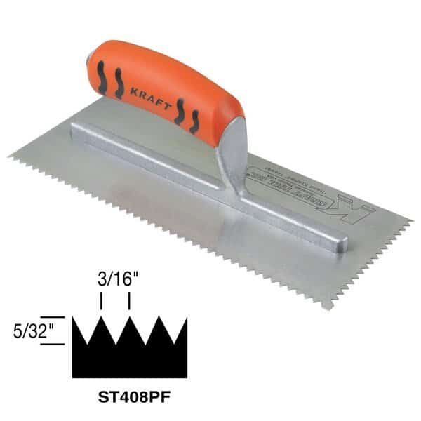 Sawtooth V-Notch w/ProF,3/16" x 5/32", Mfr#: ST408PF, SUPERIOR TILE CUTTER INC. AND TOOLS