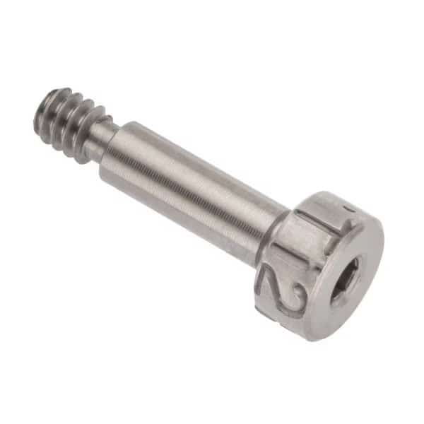 Shoulder Screw, 3A Thr Sz, 5/32 Thr Lg, 13/32 in Shoulder Lg, Titanium