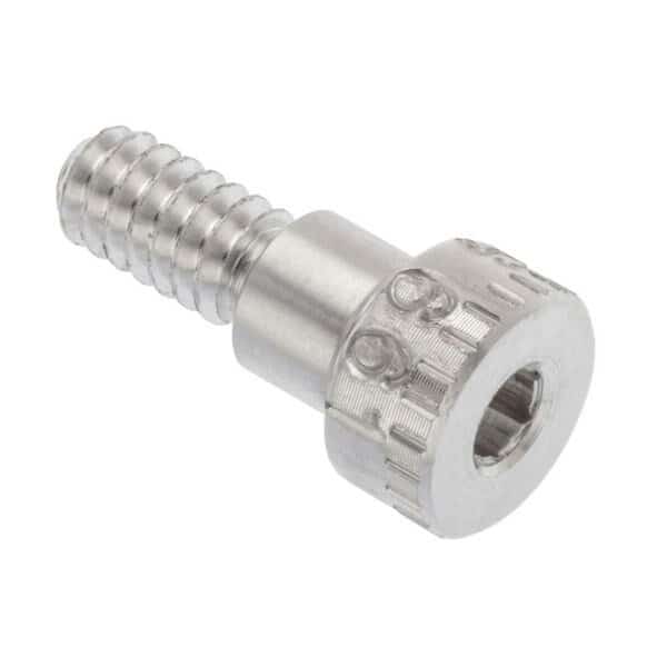 Shoulder Screw, 3A Thr Sz, 3/8 Thr Lg, 3/16 in Shoulder Lg, Aluminum
