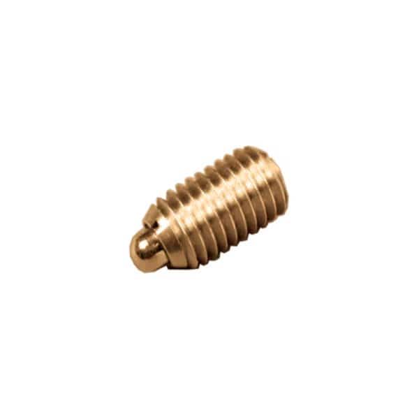 Brass Ball Plgr, Lgt E Force, 1/4-20"