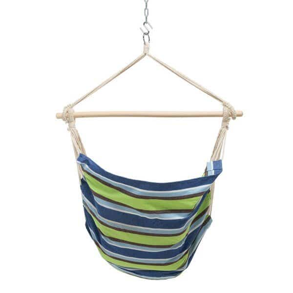 Single Fabric Swing, Blue/Green
