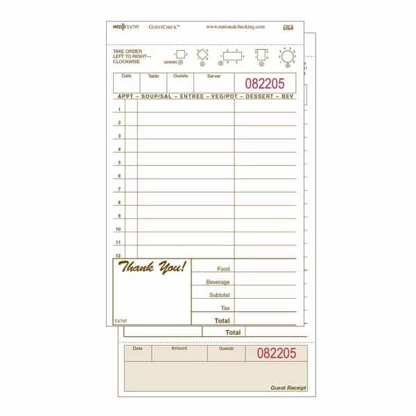 No Carbon 12 Line Gst Checks 2Pt, PK2000